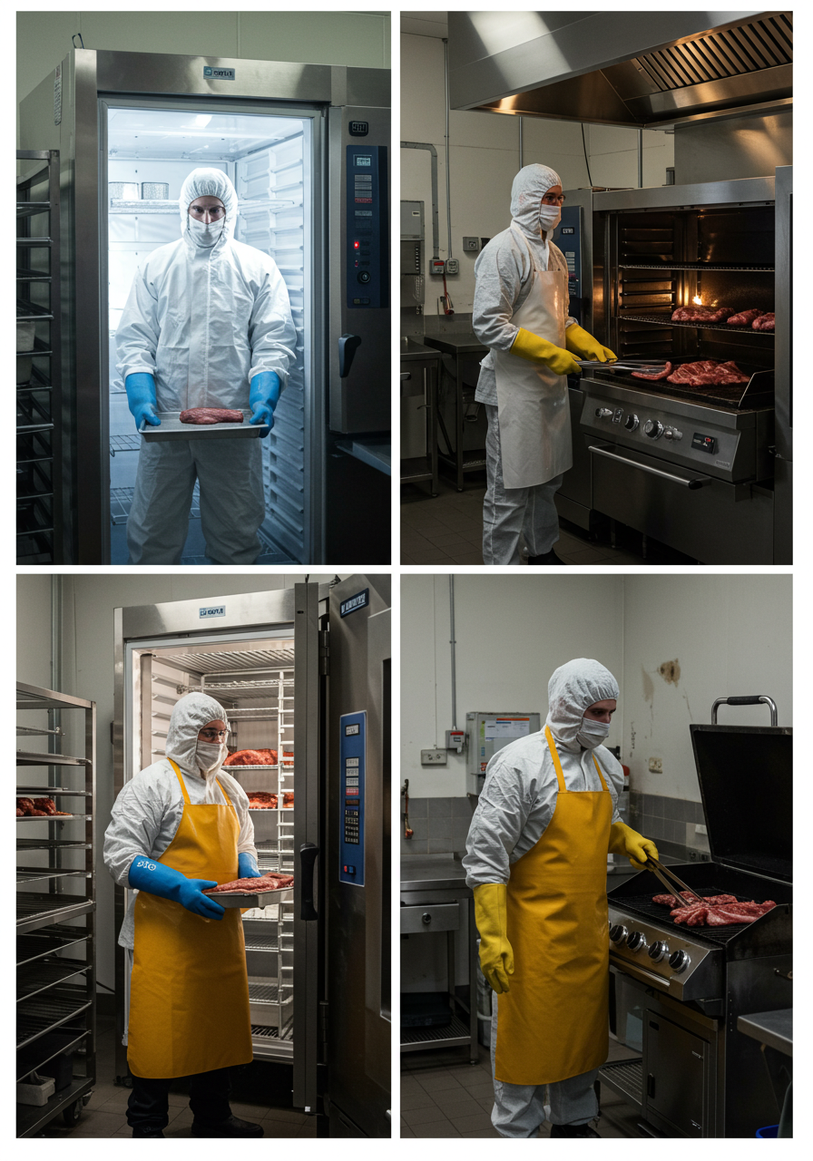 Câmara fria, fornos e churrasqueiras